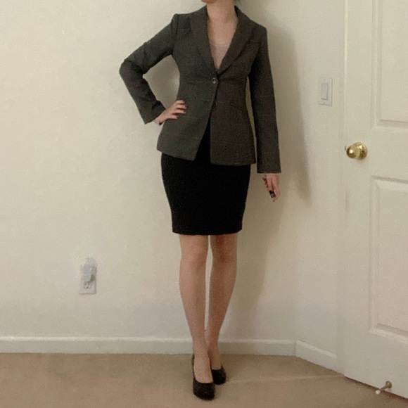 Tweed pattern two button blazer - Picture 8 of 8